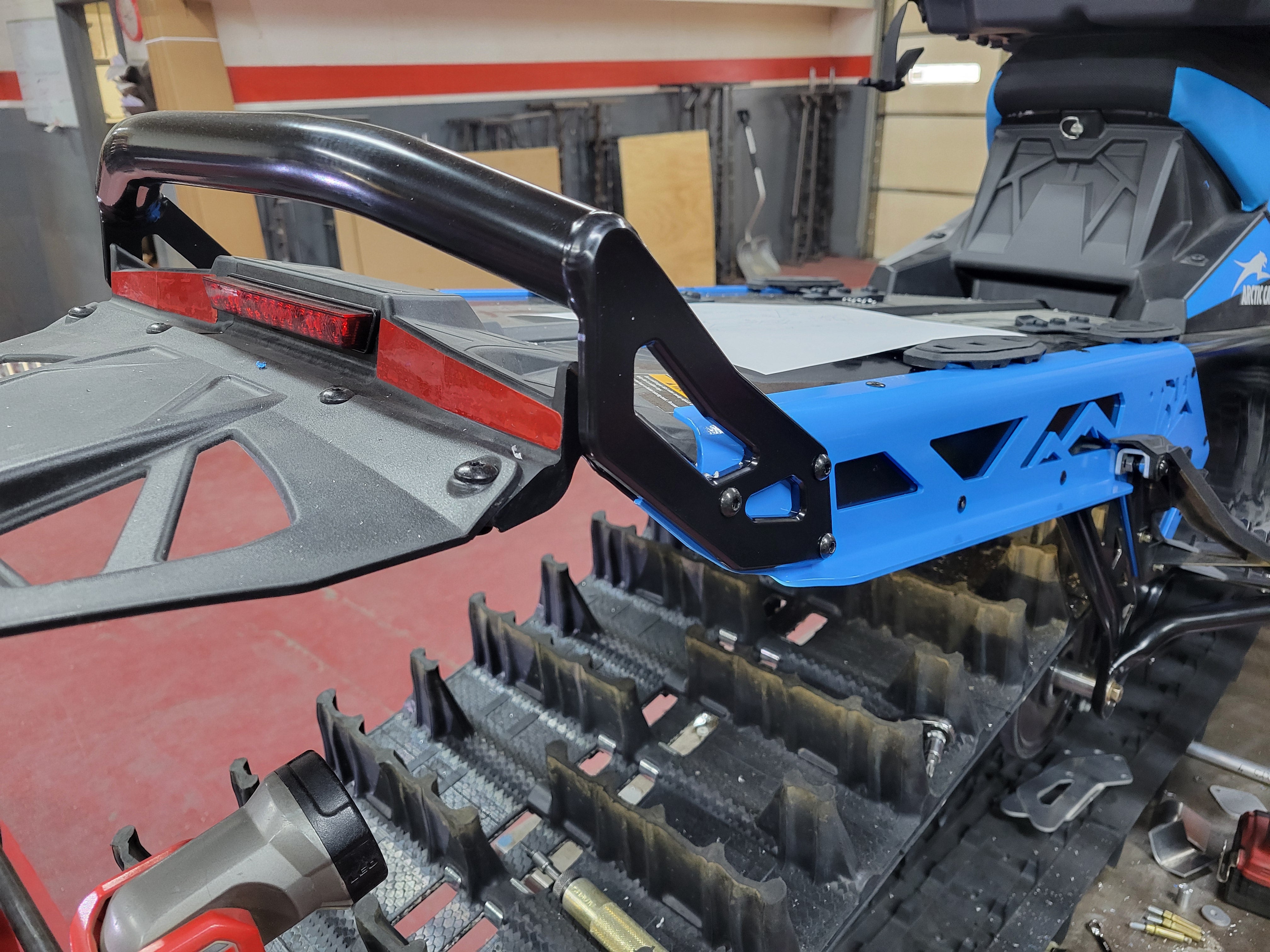 Snowmobile Rear Bumper Arctic Cat Catalyst 154 EXO Rear Bumper - B&M Fabrications