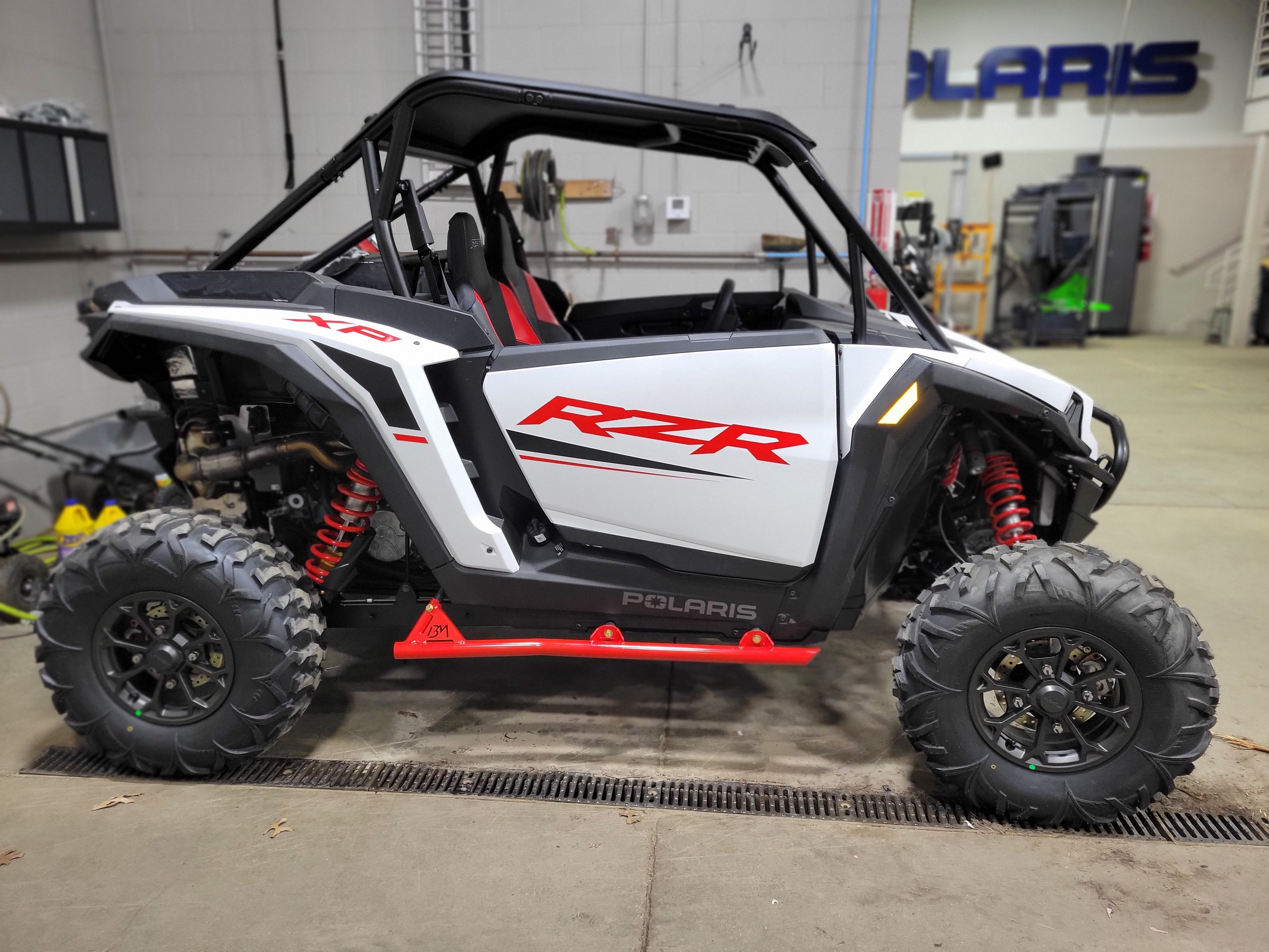 Polaris RZR XP 4 Exo Rock Sliders/Tree Kickers By BM Fabrication RZR XP 4  Exo Rock S/Tree Kickers