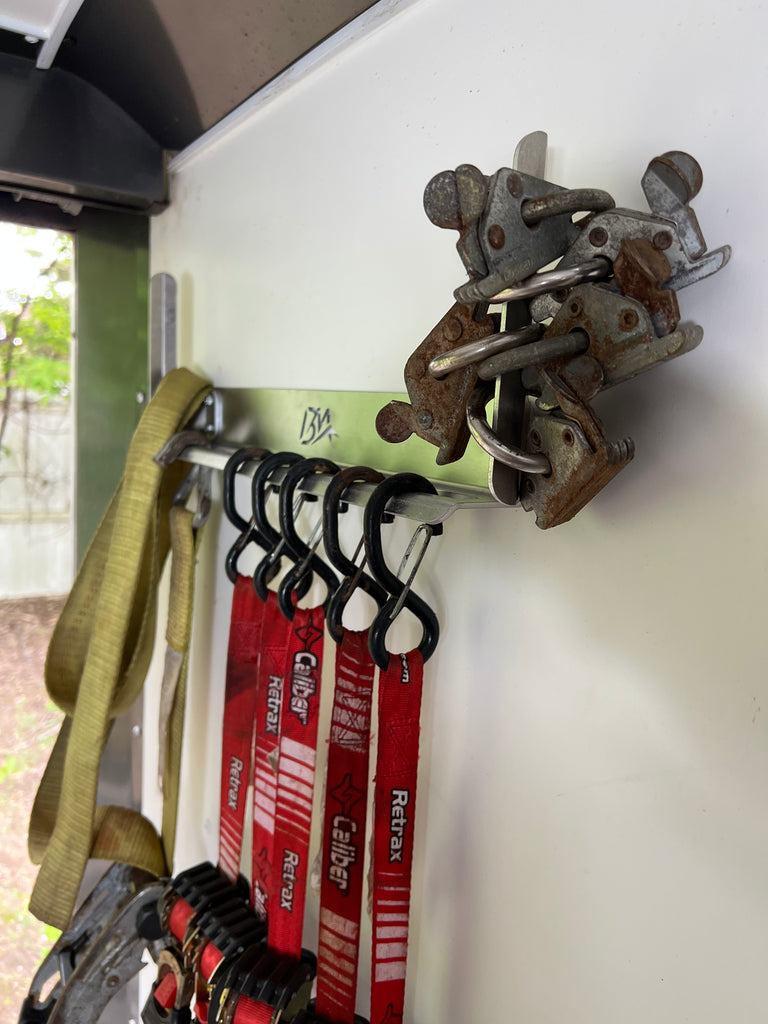 Aluminum Strap Rack, Trailer and Garage Wall Mount Storage System – B&M ...