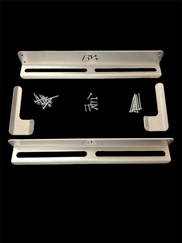 Aluminum Strap Rack, Trailer and Garage Wall Mount Storage System