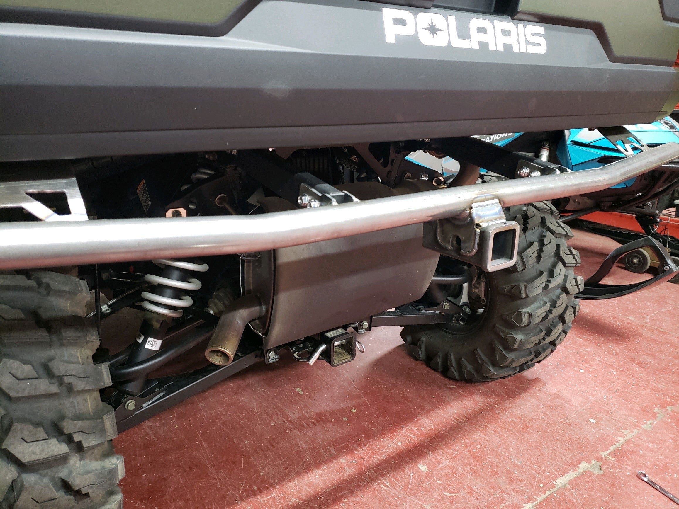 Polaris Ranger Rear Bumper With Receiver Hitch - B&M Fabrications